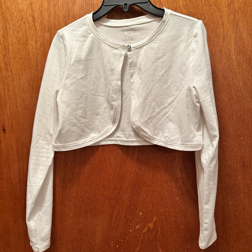 Size 14 girl's Children's place cropped jacket